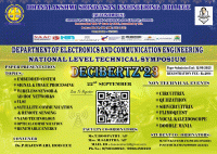 DECIBERTZ 23 National Level Technical Symposium Poster